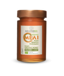 GREEK ORGANIC HONEY ''MELITIS'' WILDHERBS & SAGE 270GR