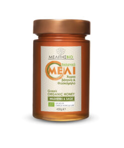 GREEK ORGANIC HONEY ''MELITIS'' WILDHERBS & SAGE 450GR